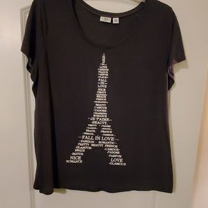 18/20 dark gray blouse